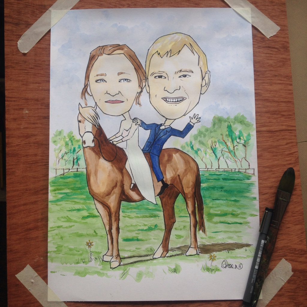SayHelloPaper's tweet image. We provide a caricature service, excellent for wedding presents or invitations. #art #caricature #wedding #present
