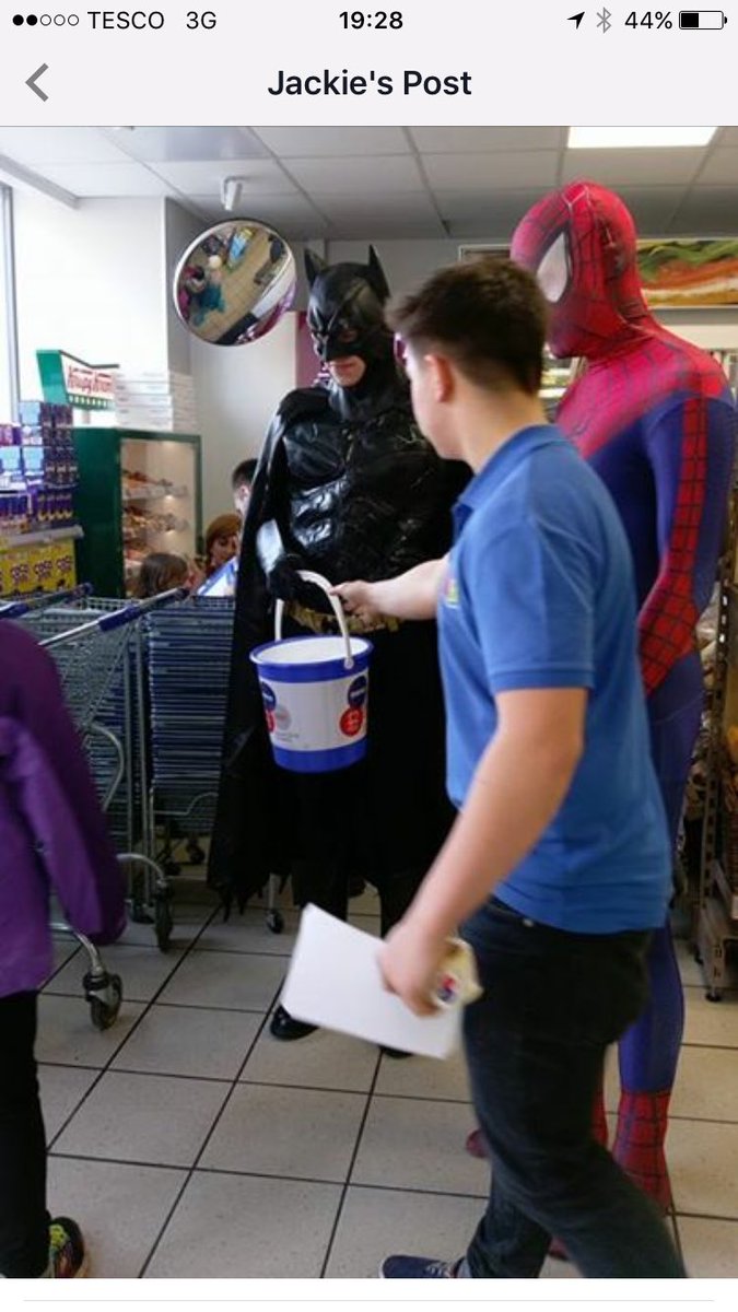 Super heroes day <a href="/TescoPiccadilly/">Tesco Piccadilly</a> <a href="/Nozzaldo/">Steve Newell</a> <a href="/gavinoneal0927/">Gavin O'Neal</a>