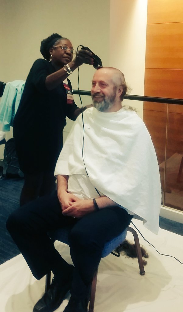 SsmRad's tweet photo. Dr. Bob Wiskind raising money for Peds cancer research! #Stbaldricks2016 #AAPLeads @childrensatl https://t.co/9orV69Zdal