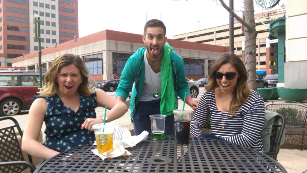 CrazyK8E's tweet photo. What, no green?! Team: #MyVisionsDublin @MyDrinkOn #Photo4 #Indy #StPats https://t.co/cH5mGbCOXr