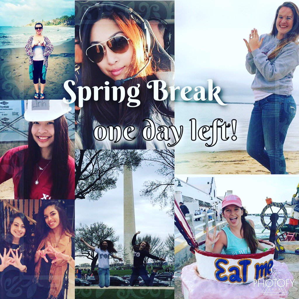 Just one day (and a half 😏) left! We have <a href="/ZTAgmu/">ZTA ♛ GMU</a> first, <a href="/GMUAlphaPhi/">GMU Alpha Phi</a> second and <a href="/AOIIGMU/">Alpha Omicron Pi GMU</a> third as of now!