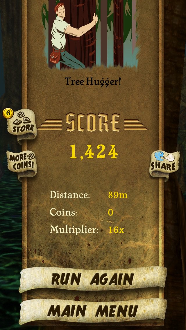 Magycer's tweet photo. I got 1,424 points while escaping from demon monkeys. Beat that! https://t.co/0g8a44ga8Y #TempleRuni https://t.co/vdK5Mxs1mT