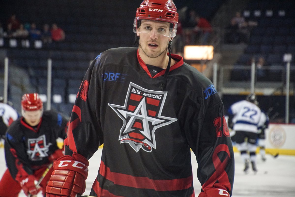 AllenAmericans's tweet photo. The boys are rocking these Juvenile Diabetes Research Foundation jerseys to be auctioned off after the game tonight! https://t.co/W1nmnUOKBR