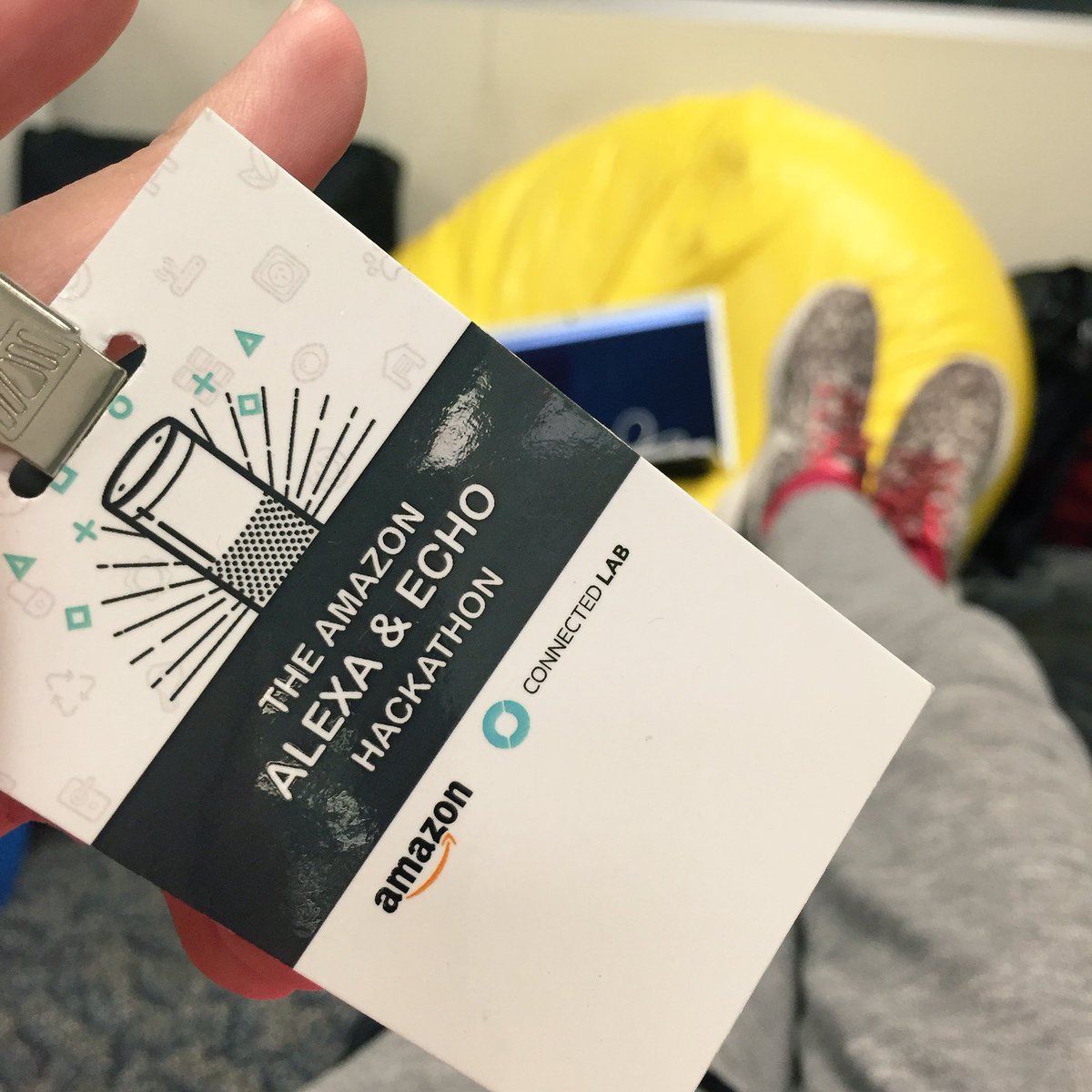 alycreate's tweet photo. Just taking a break😄 #clhack #hackathon https://t.co/RIO8N0RuI3