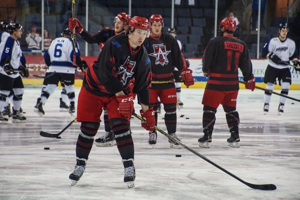 AllenAmericans's tweet photo. The boys are rocking these Juvenile Diabetes Research Foundation jerseys to be auctioned off after the game tonight! https://t.co/W1nmnUOKBR