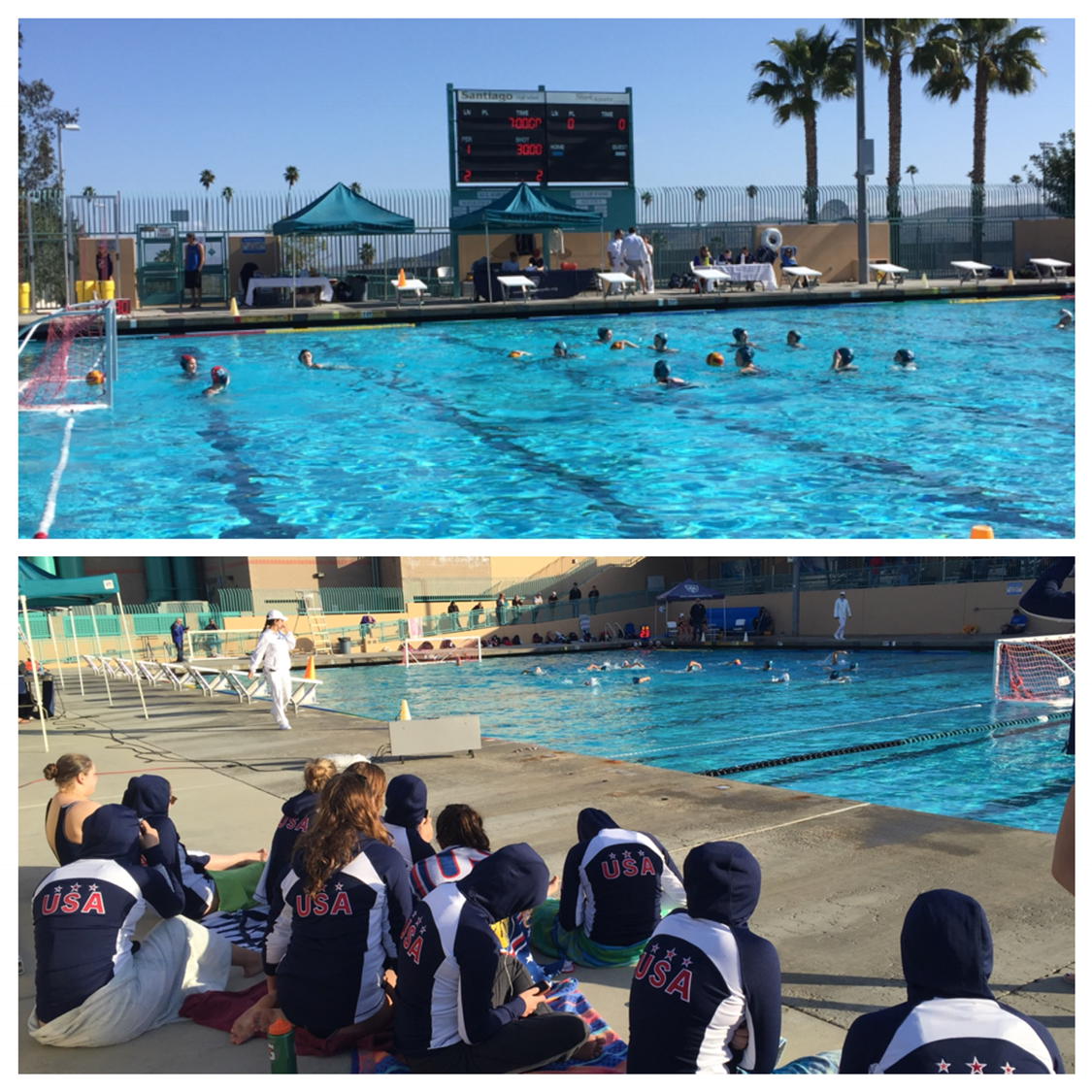 Just some Youth girls and their polo! GLZ is fighting it out today! Next game at 5. <a href="/usawpODP/">USA Water Polo ODP</a> #sunblockcanthelpus