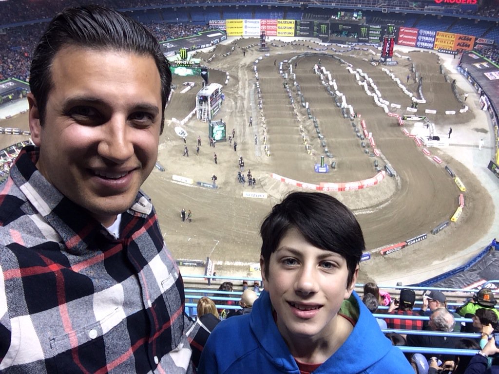 muscatremax's tweet photo. Adrenaline rush watching motocross at the Roger Centre!
#fxonfox #monsterenergy https://t.co/4Cts3R2ocX