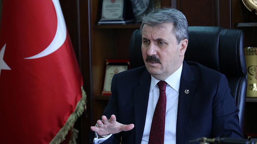 BBP Genel Başkanı Mustafa Destici: Yeni bir anayasa istiyoruz v.aa.com.tr/536145