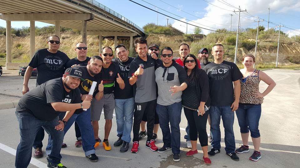 FTCdeSanAnto's tweet photo. Mission City Firm having chant practice and ran into Carlos Alvarez!!  @SAFCUSL! !! https://t.co/KTQmXSumwL