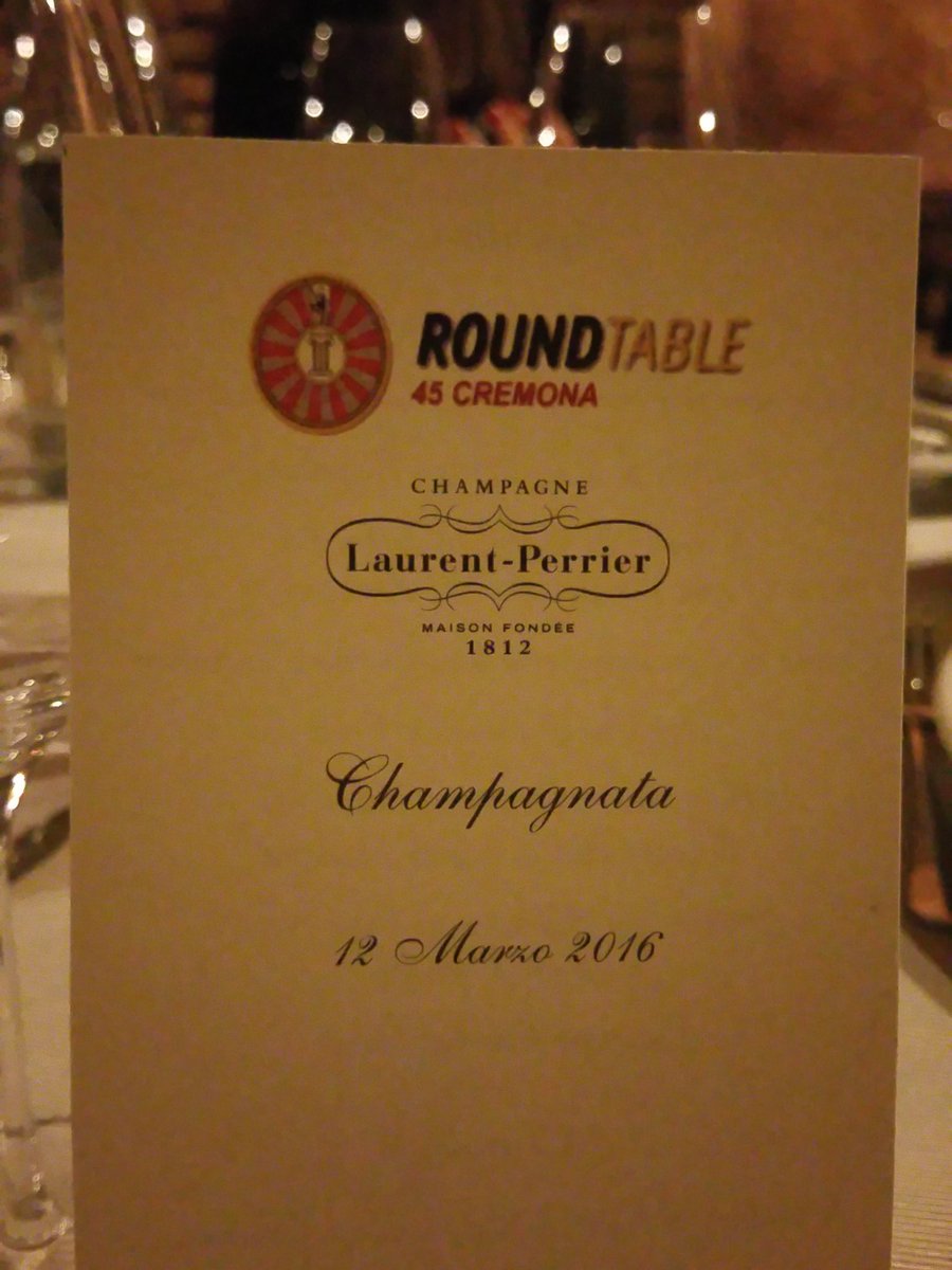 Round Table 45 Cremona - Champagnata 2016