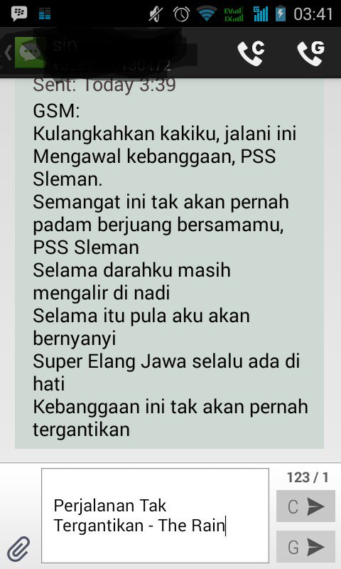 TeguhFebriawanR's tweet photo. Iki iseng mas hehehe @MILITIA_PSS1976 #ChantPSS https://t.co/sw5WcxR4al
