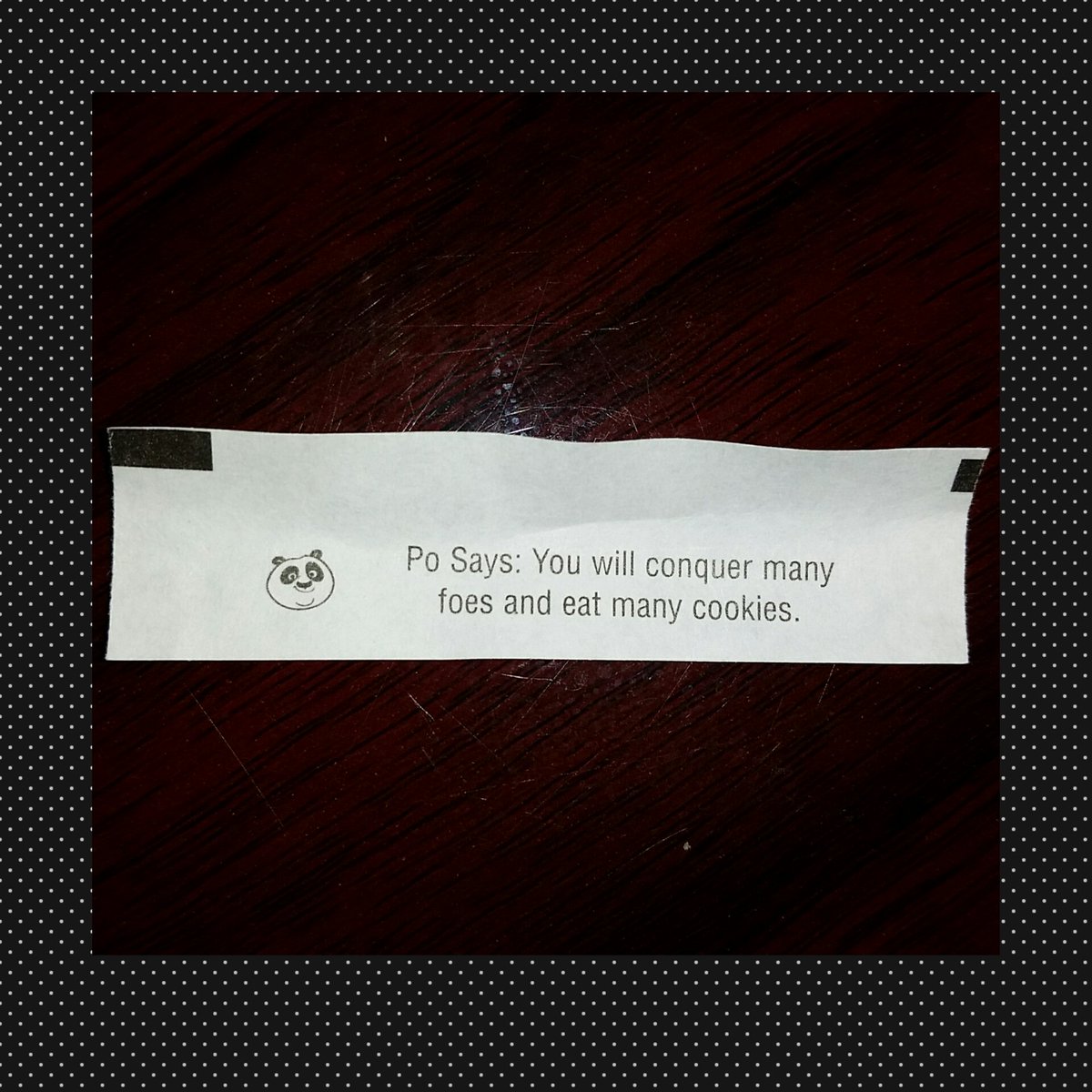 lolalouboutin78's tweet photo. A most legitimate fortune. #FortuneCookie #MuchWise #SoFortune #VeryTruth https://t.co/4sVHm6q4VE