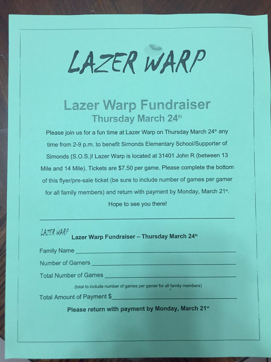 This sheet should have came home Friday. Come join us for some awesome fun!! #WeAreLamphere <a href="/SimondSuperstar/">Simonds Superstars |The Lamphere Schools</a>