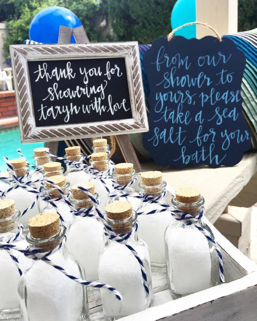 Druthersco's tweet photo. By seacalligraphy So much fun adding some final touches to this adorable nautical themed #babyshower put on by @gol… https://t.co/cdYBrOUak1