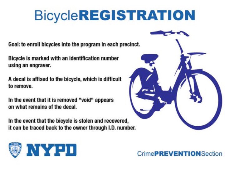 NYPD33Pct's tweet image. With the warm weather finally here,stop by the 33rd Pct and register your bicycle with the Crime Prevention officer.