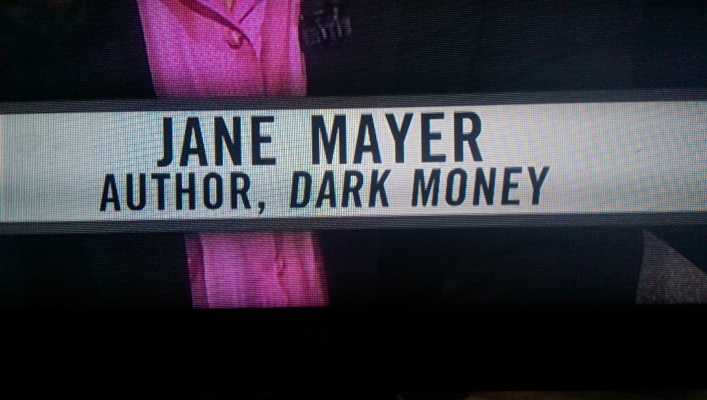 AyJayWhy's tweet photo. @SYSKPodcast Holy Cow! Just listened to "Dark Money" ep and look who Bill Maher had on his show last night! https://t.co/YT8UuMcdNW