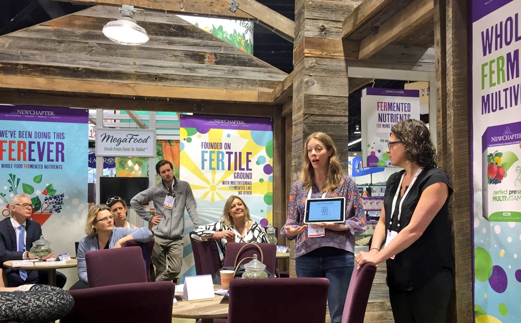 EthicalBean's tweet photo. Thanks @NewChapter for hosting the @BCorporation breakfast at #ExpoWest! @method_inc @KingArthurFlour #npew2016 https://t.co/MsVcaN7YMu