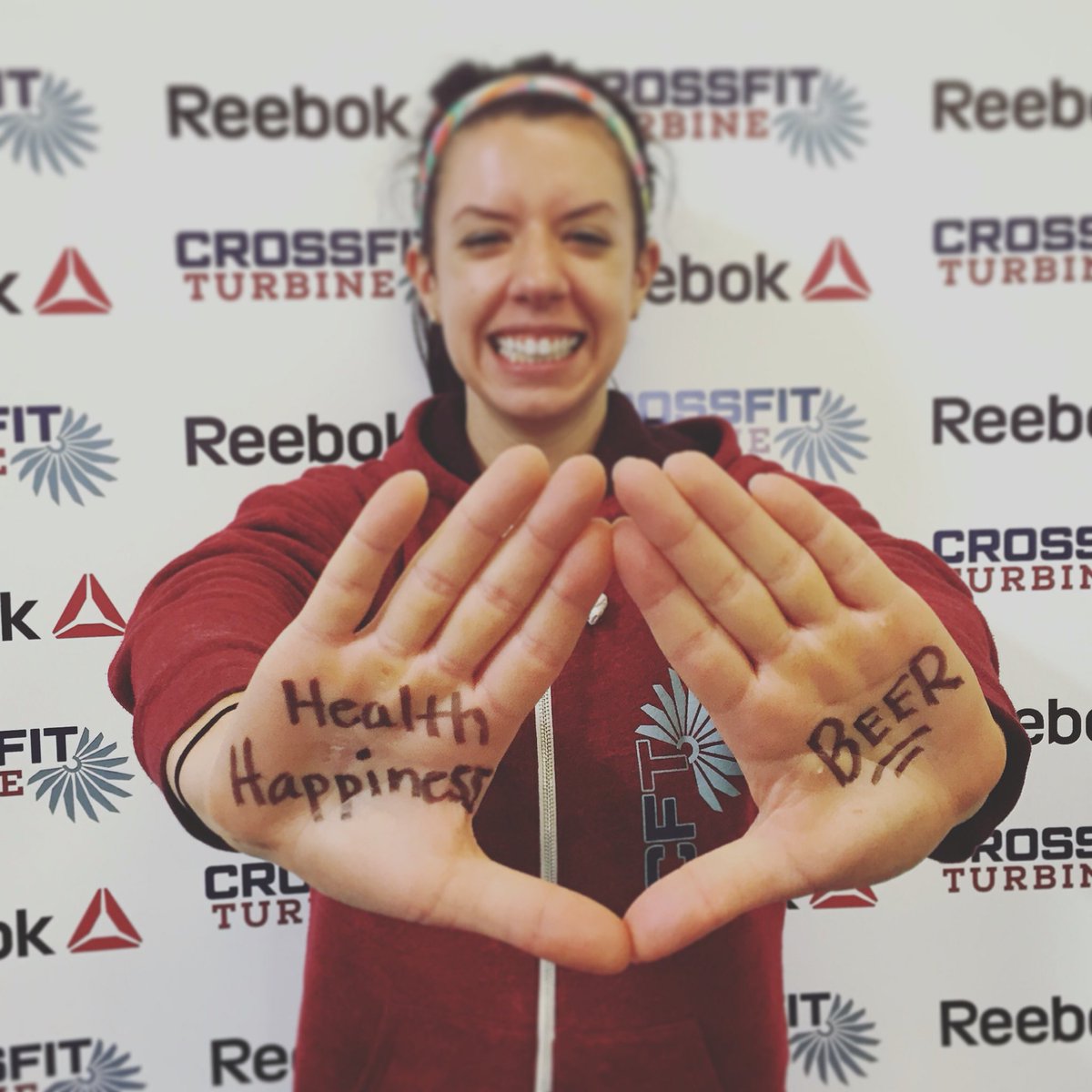 iamdanihubner's tweet photo. What do I #wod for? #iwodfor health, happiness and #beer! @CrossFitTurbine @Reebok #crossfitturbine #crossfit https://t.co/9lUMmCSqtJ