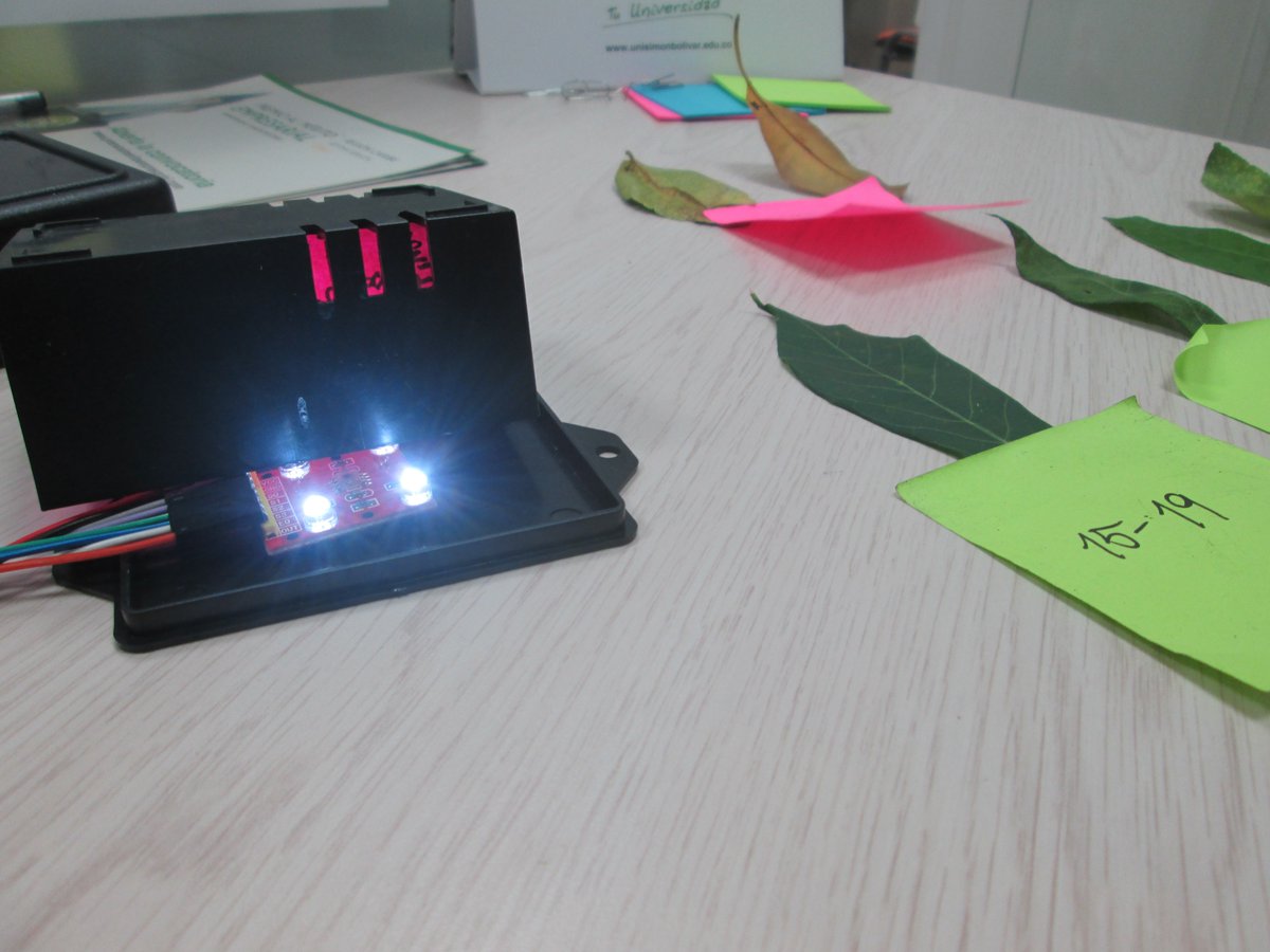 Mejorcosechapp's tweet photo. Prototipo medición de nivel de nutrición de los cultivos. 
#Bootcamp #Lamejorcosecha https://t.co/jSEkNGADuh