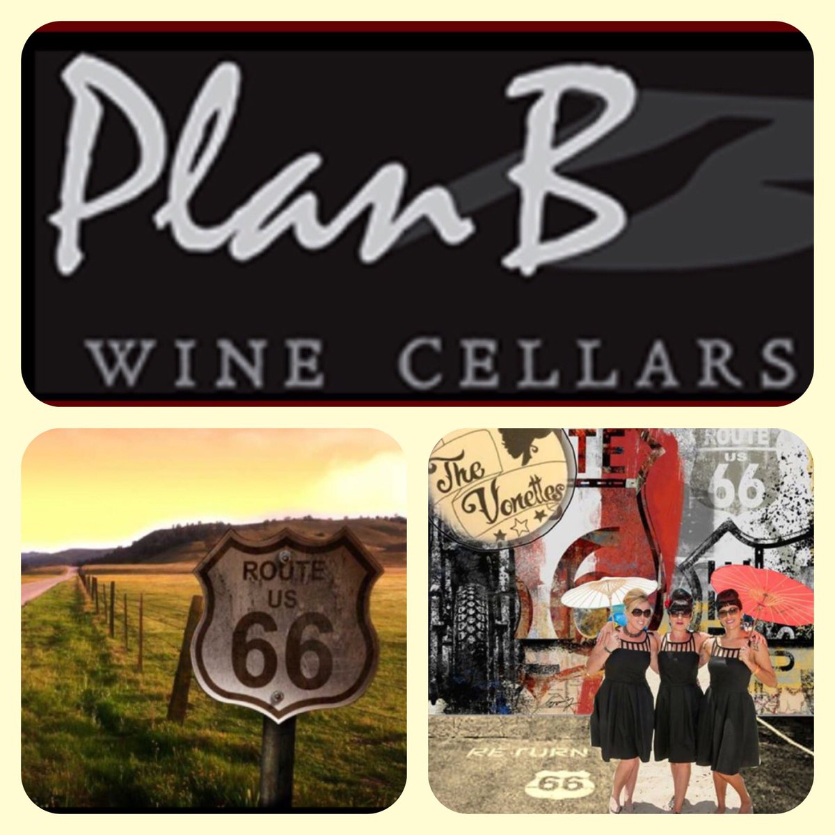 EdMata21's tweet photo. @VisitVentura  @Desserts2DieFor @VisitVCCoast tomorrow @PlanBWineCellar #secondsundaysupper #route66 starts at 4:30 https://t.co/GEh4TlWzMQ