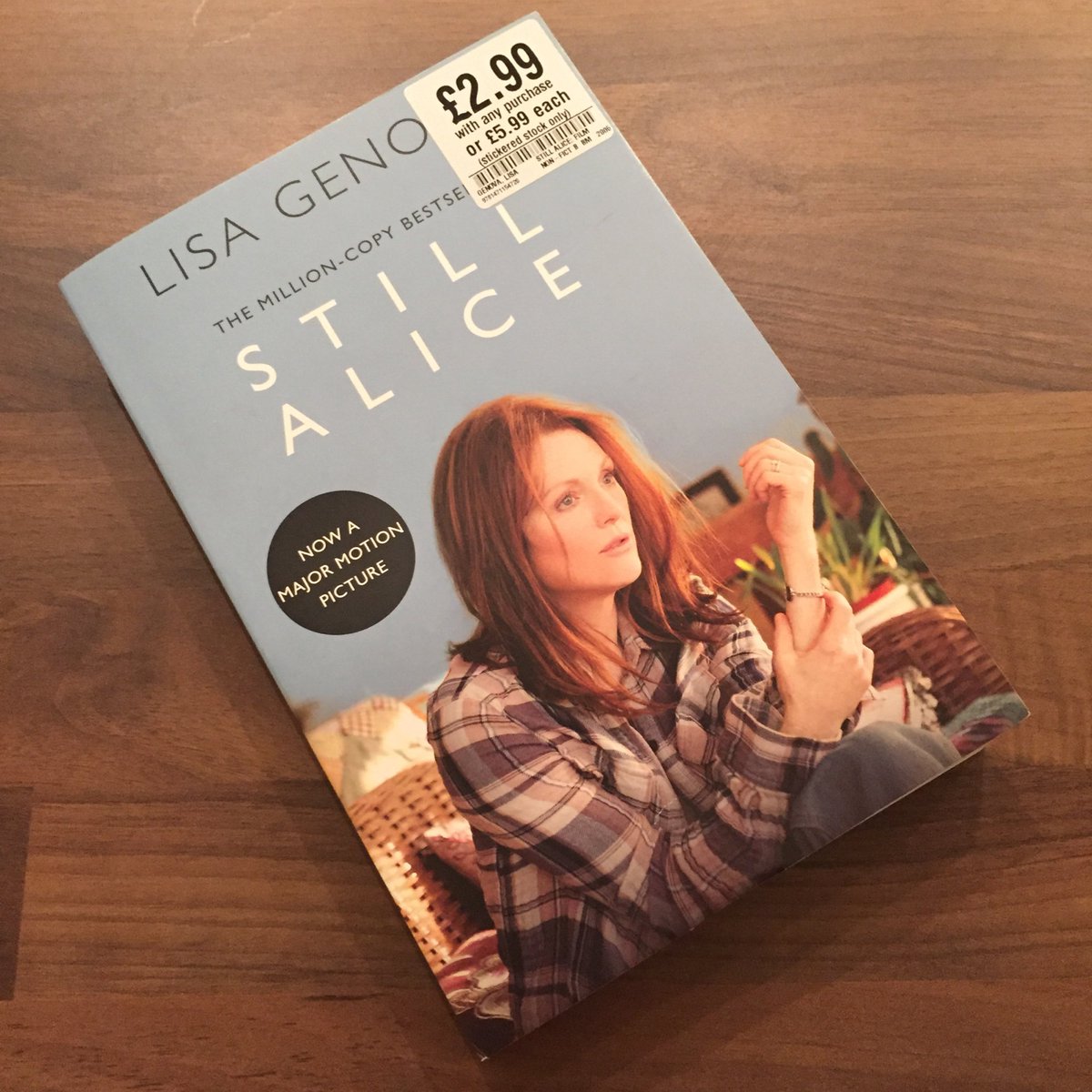 KristinaAuthor's tweet photo. I am LOVING this book. I just wish autocorrect would stop calling it 'Still Alive'... #StillAlice #reading https://t.co/k6DOlwwwKO