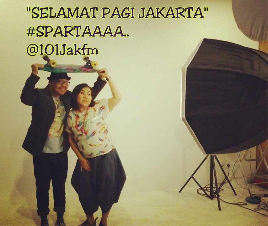Yuuuk merapat bareng <a href="/mitamegumi/">Mita Hapsari</a> dan <a href="/iwanJakFM/">iwan purwanto</a> di #SpartaJakFm