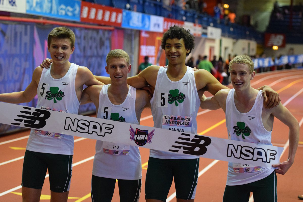 milesplit's tweet photo. Dublin (OH) closes out the night with an 8:45.27 finish in the boys 4x800m, just edging out the "Slow Heat" https://t.co/Npfwn30t4N