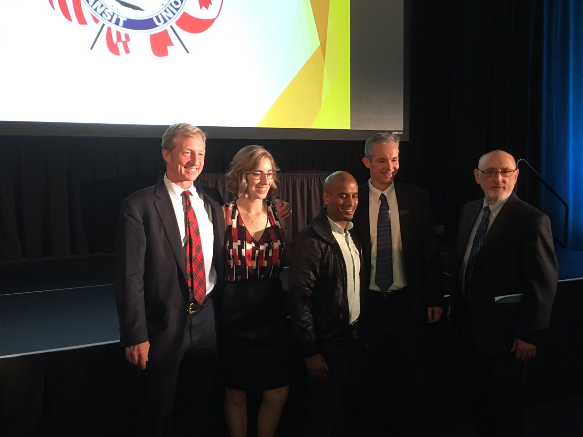 Great Cope banquet with all of our honorees and keynote speaker Tom Steyer #COPE2016