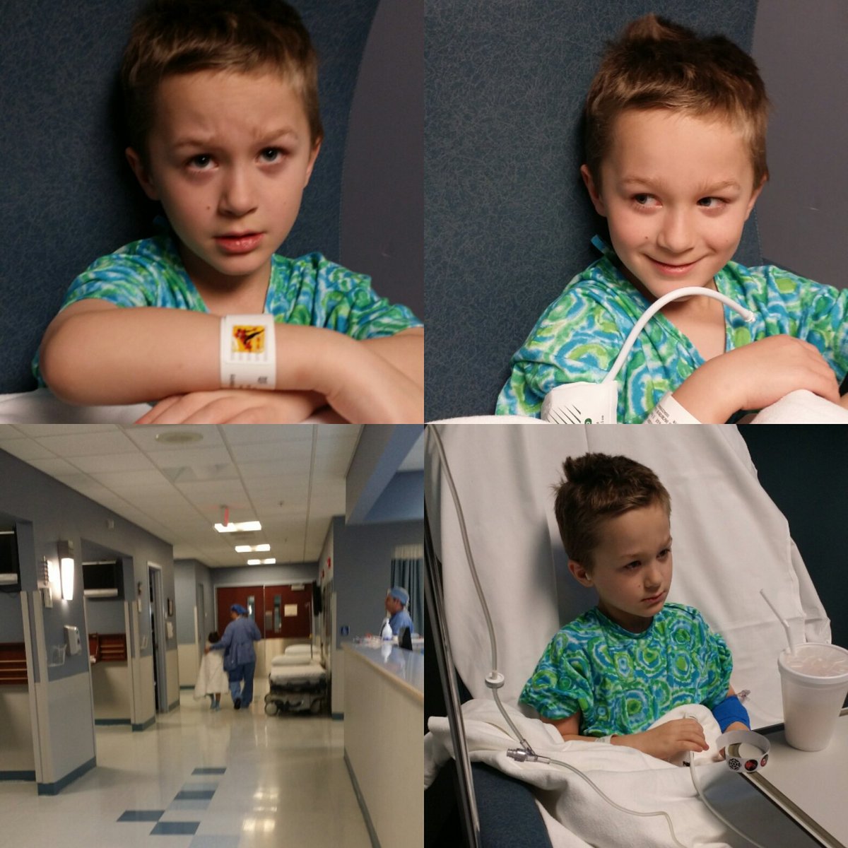 adcoffman's tweet image. #mommysbaby #firsysurgery #scaredboy