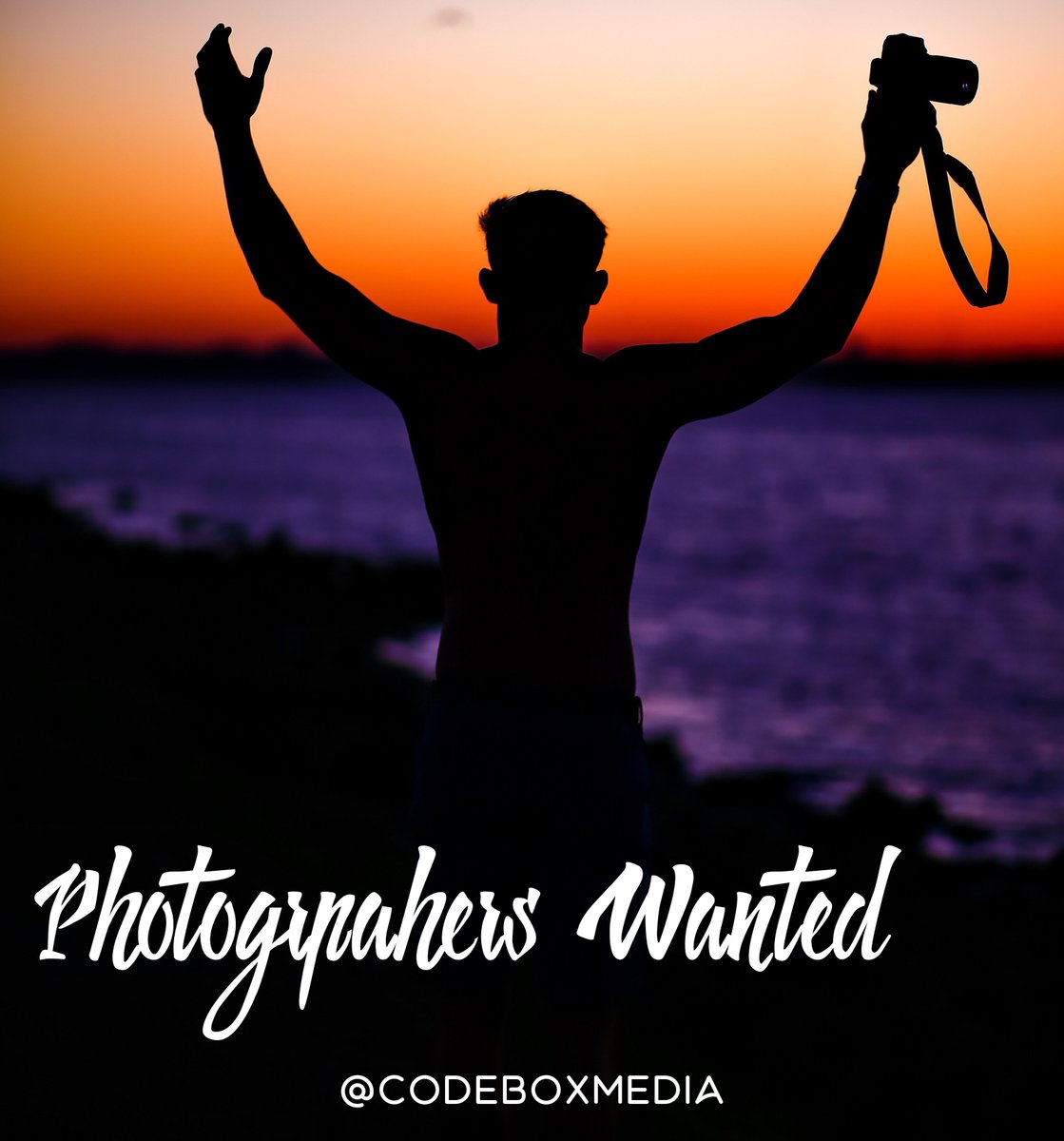 codeboxmedia's tweet image. We are looking for Photographers to partner with.
Any Age | Any Skill | hello@codeboxmedia.com
#cbmprojectgrow