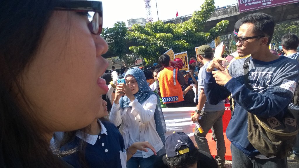 Ada komunitas difabel <a href="/sahabat_difabel/">Sahabat Disabilitas</a> yg ikutan hari ini loh. Action means a thousand words #BDGDisiplin