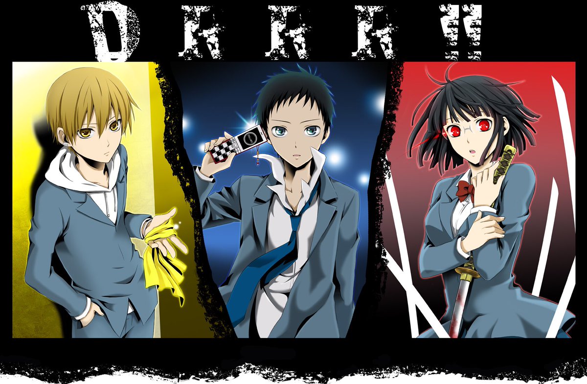 aotakatail's tweet photo. I didn't watch the new season of #DRRR so I'm gonna binge it soon
Was just watching #LCS man was so hype 
#Durarara https://t.co/8lRz1MoXvv