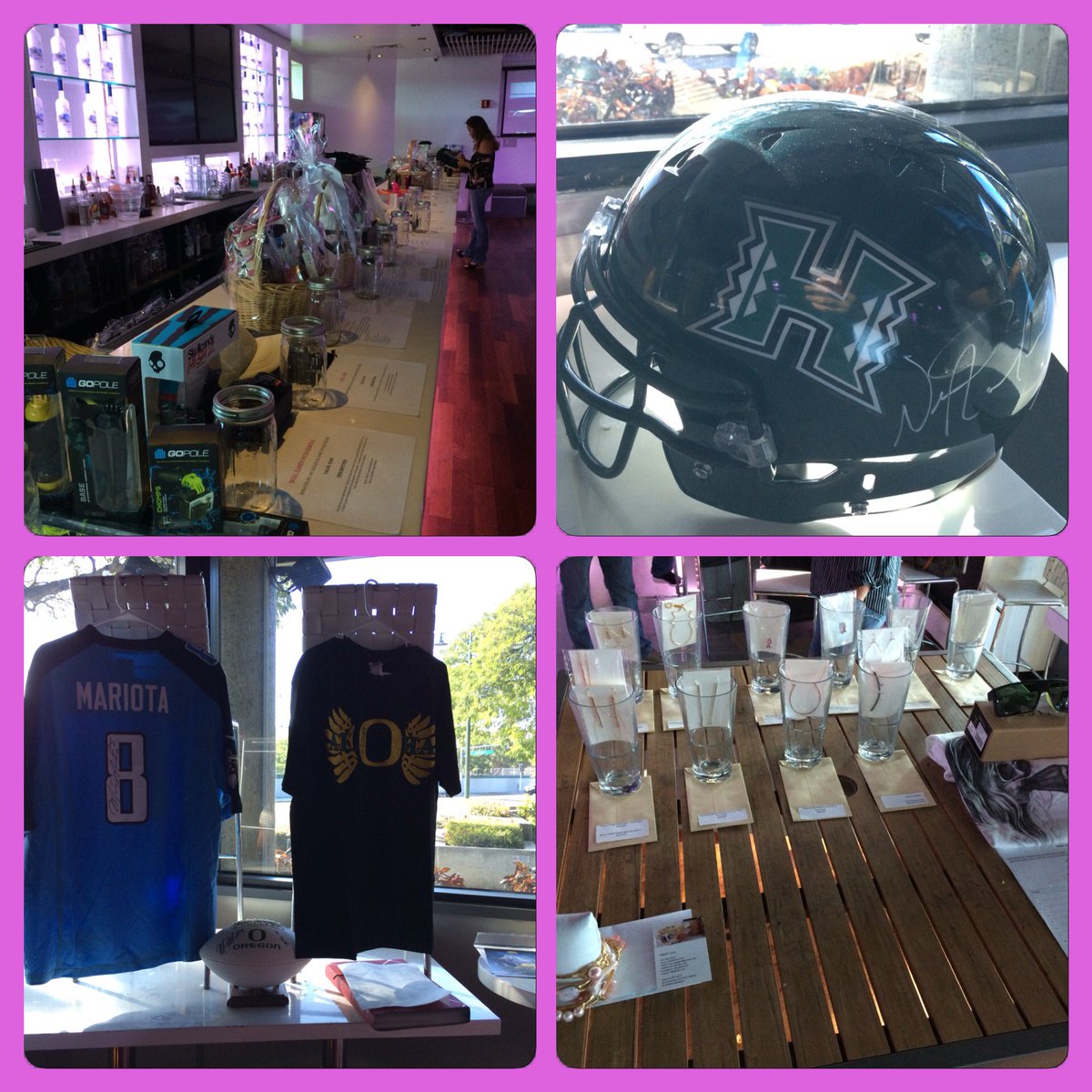 CoachStutzmann's tweet photo. #LoveForLindsey some of the silent auction and raffle prizes #supportawarrior https://t.co/K62UyCiTsB