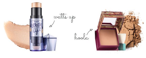 Gunakan Hoola untuk contouring lalu tambahkan #wattsup sebagai highlighter di tulang pipi ;)