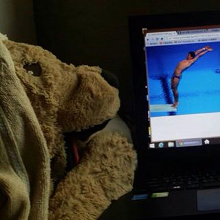 Olym_Picture's tweet photo. Wish I could have that body. #diving #olympics #fit #gosiggolden #ikeadog #stuffedanimal... https://t.co/oOv0N7qs5o https://t.co/G7yXeRV8YS