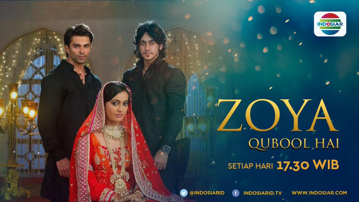 Indosiar's tweet photo. Sore ini nonton #SerialBollywood "Zoya" yuk mulai pkl 17.30 WIB https://t.co/uEIRTjZu6F