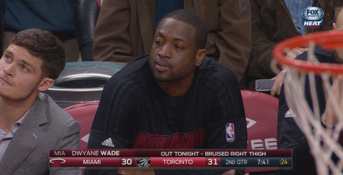 VALIANT EFFORT - minus Dwyane Wade @MiamiHEAT fall to Raptors in OT bit.ly/22coSnb?utm_me… https://t.co/w67JqYlB93