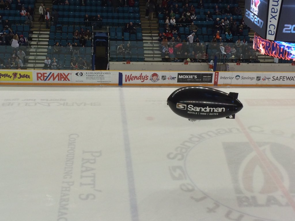Kamloops Blazers On Twitter A Live Shot Of The Inflatable