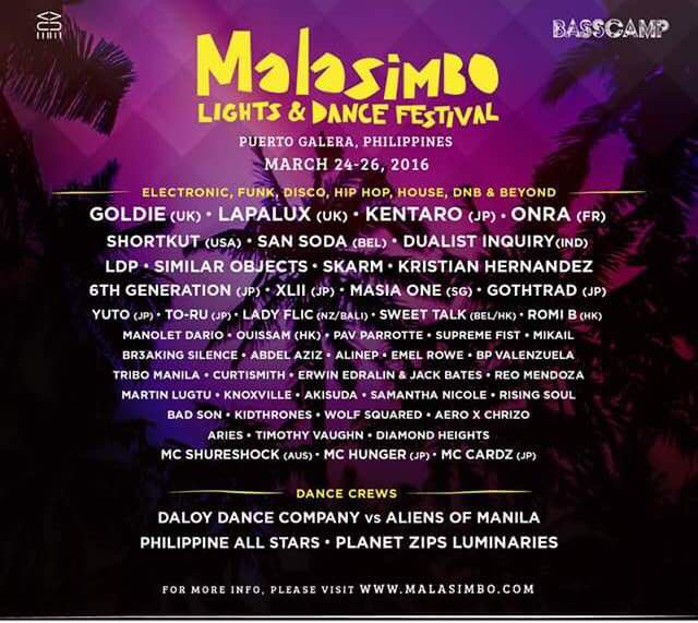 Looking forward to playing Malasimbo again this year on March 26th. Madness!!!