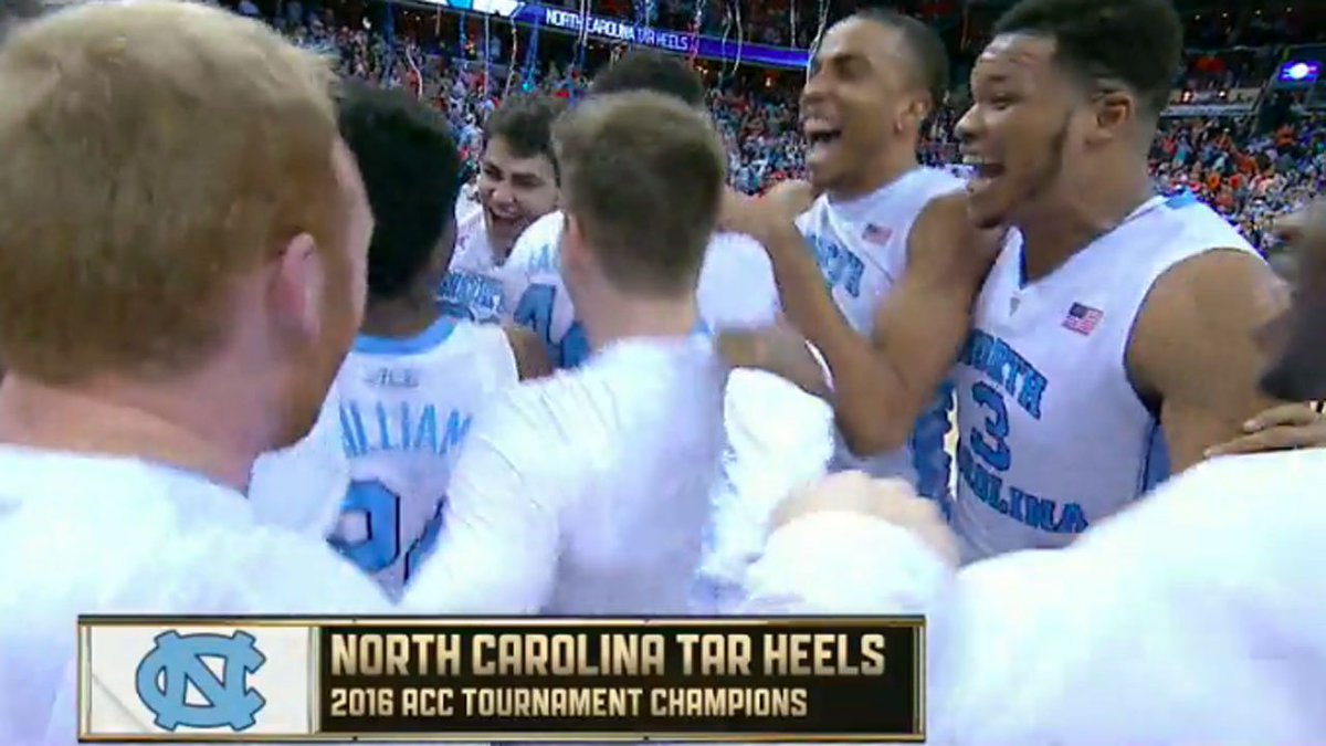 InsideCarolina's tweet photo. The 2016 ACC Champions https://t.co/AHWftXUQR5