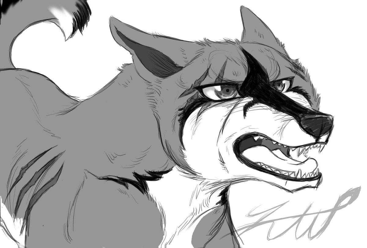 KasaraWolf's tweet photo. Doing some art trades with people, here is what I did for their half~ #art #arttrade #drawinglots https://t.co/o5jxbGWDS5