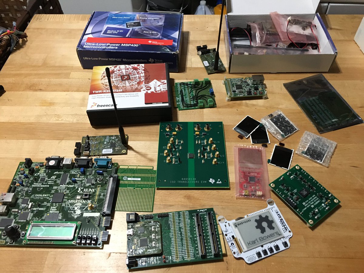 If anyone is near Sunnyvale and wants all of these random dev kits; Come on over. I gotta get rid of some stuff!