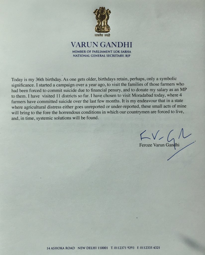 Varun Gandhi (@varungandhi80) on Twitter photo 