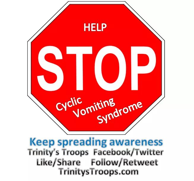 trinitystroops's tweet image. #FightCVS #ThePukiesSuck #CyclicVomitingSyndrome