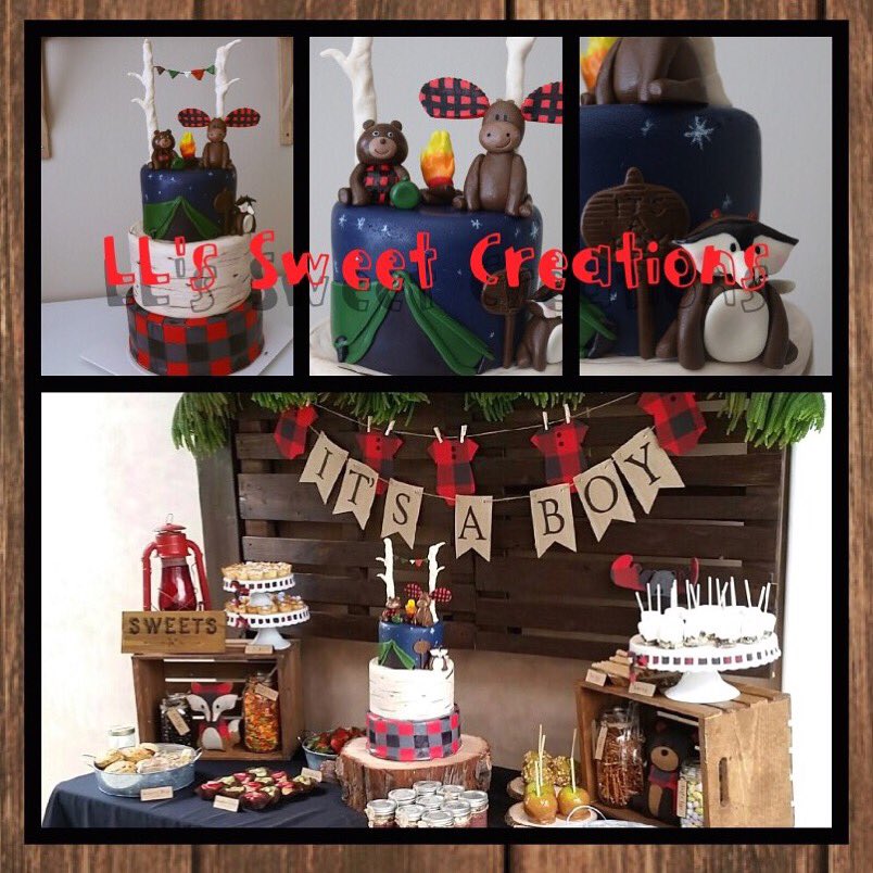 LLsSweetCreatn's tweet photo. #CampingBabyShowercake #BabyShowerCake  #CampingBabyShower #BoyBabyShowerIdeas #LLsSweetCreations https://t.co/FG8jJRmh3B
