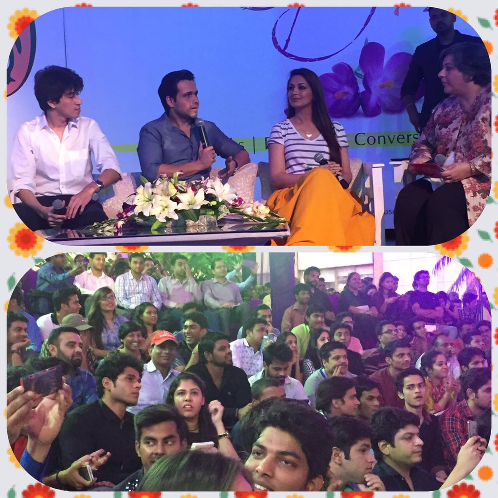 iamsonalibendre's tweet image. Had a great time interacting with everyone who came to the #SpringFever2016 😊
@emraanhashmi @kavereeb @PenguinIndia