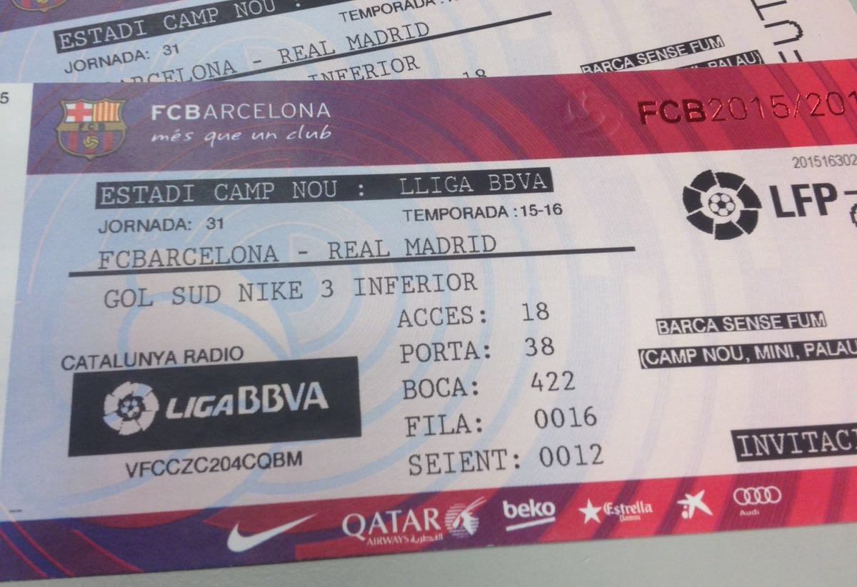 RT i FOLLOW si vols una entrada doble per veure el Barça - Madrid al Camp Nou! #FCBLive #johiera
