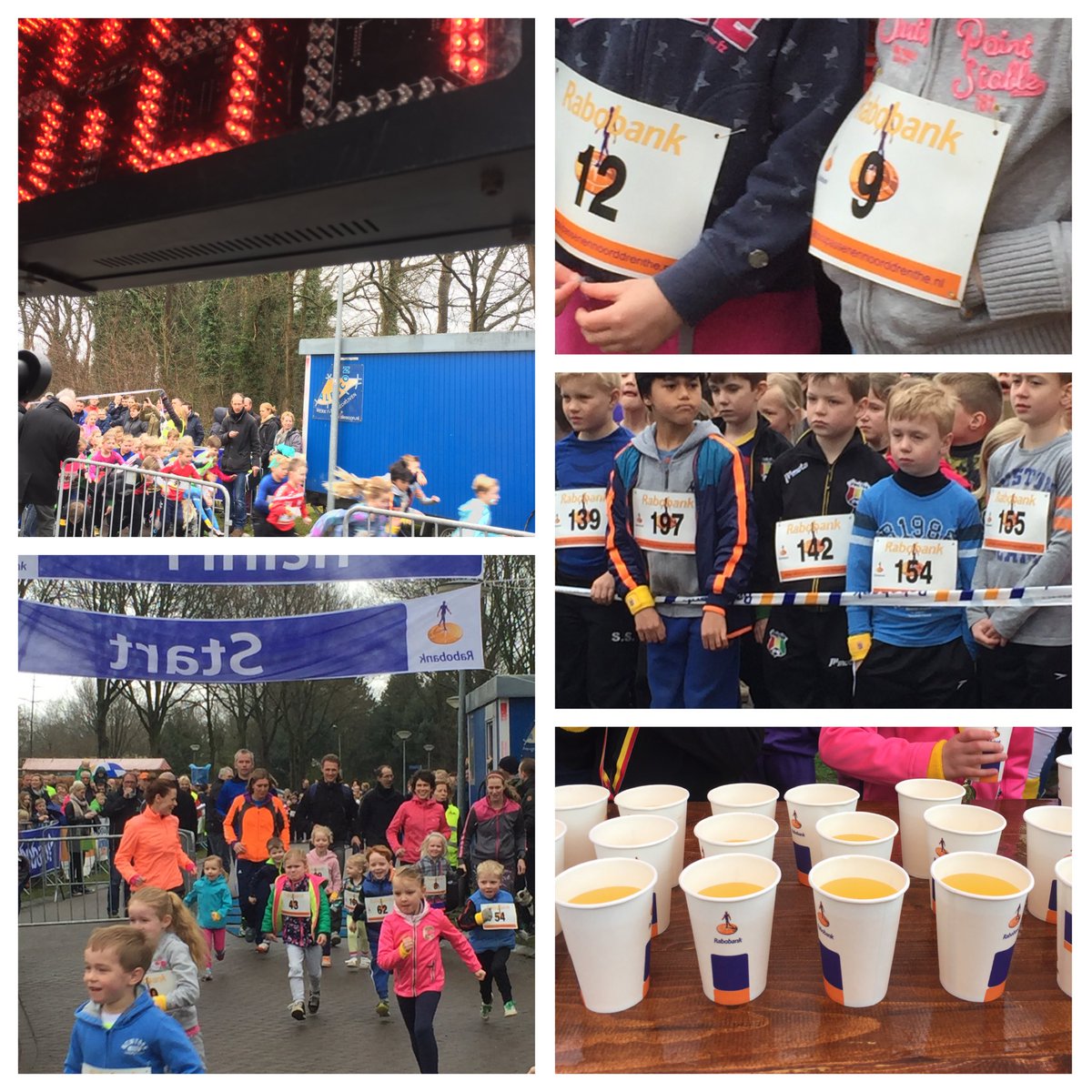 LammyKobes's tweet photo. Kidsrun #RaboCup AND #Hunzerun #Annen zit erop. Prachtig #jeugdheeftdetoekomSt #trotsesponsor https://t.co/3eVndVn8Gj