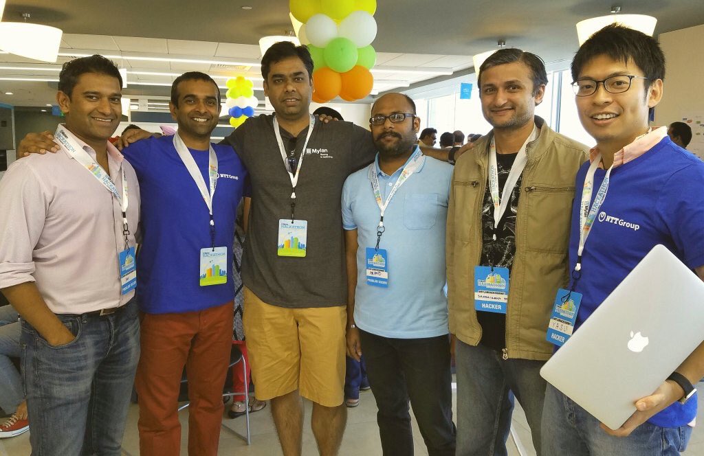 ninasimosko's tweet photo. Wow!!!! So proud of this winning @ntti3 group team! #dejavu #1stplace #MylanHackSummit #awesome https://t.co/83ets8gqK6