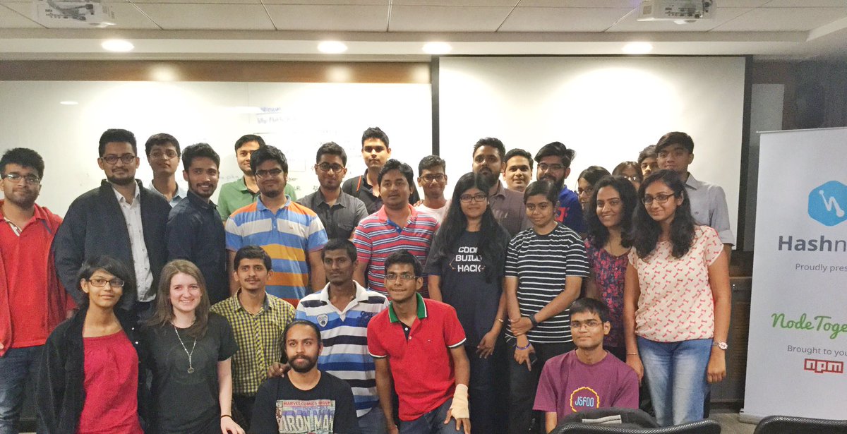 hashnode's tweet photo. Thanks everyone who attended the event. #NodeTogether ππ»π @node_together @ag_dubs https://t.co/41m404pRoQ